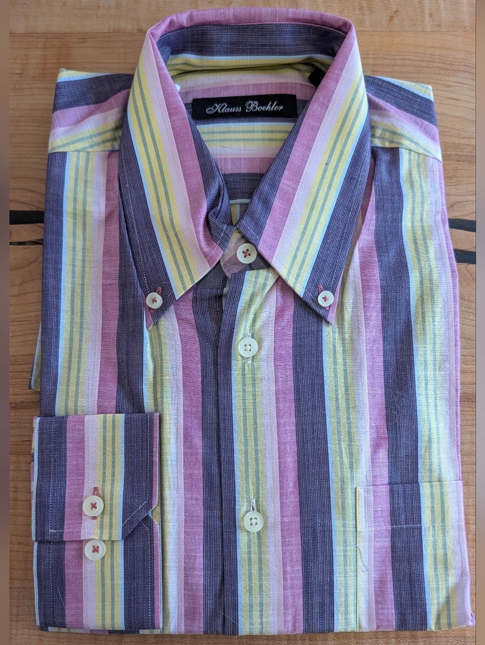 Klauss Boehler NWT Premium Dress Shirt - Size 16.5 Executive Fit